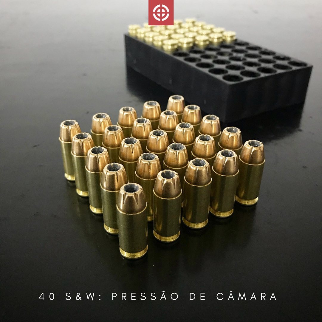 40 S&W e o mito da pressão de câmara - Recarga Club