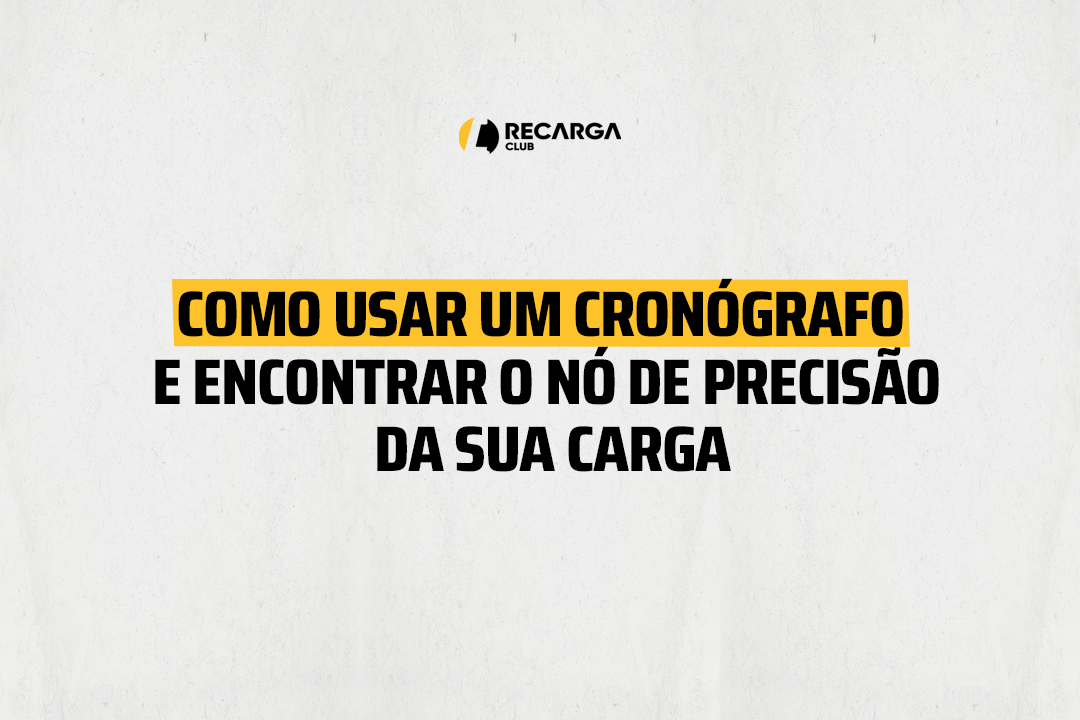 Como usar um cronógrafo e encontrar o nó de precisão da sua carga