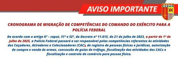 Do Exército para a PF: o que muda de verdade para o CAC - Recarga Club
