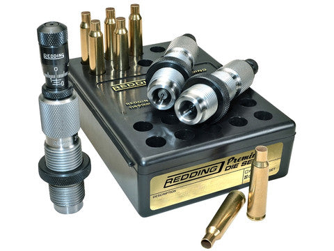 Dies 3 Peças Redding Premium Deluxe com Carbide - Redding - Premium Deluxe Die Set - PCE