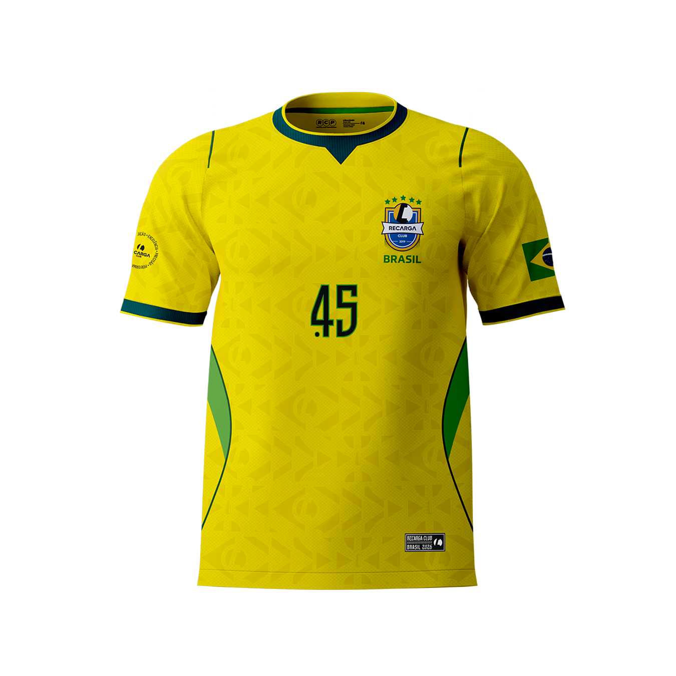 Camisa Amarela Edição Especial Copa 2026 - Recarga Club