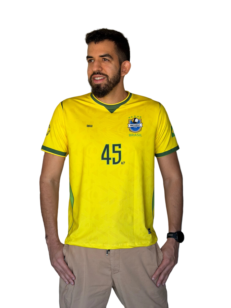 Camisa Amarela Edição Especial Copa 2026 - Recarga Club