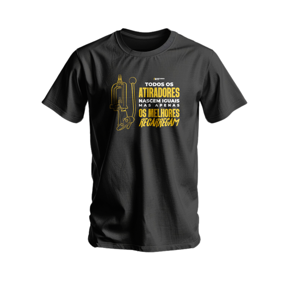 Camisa "Todos os atiradores" - Masculina - Recarga Club - 100% Algodão