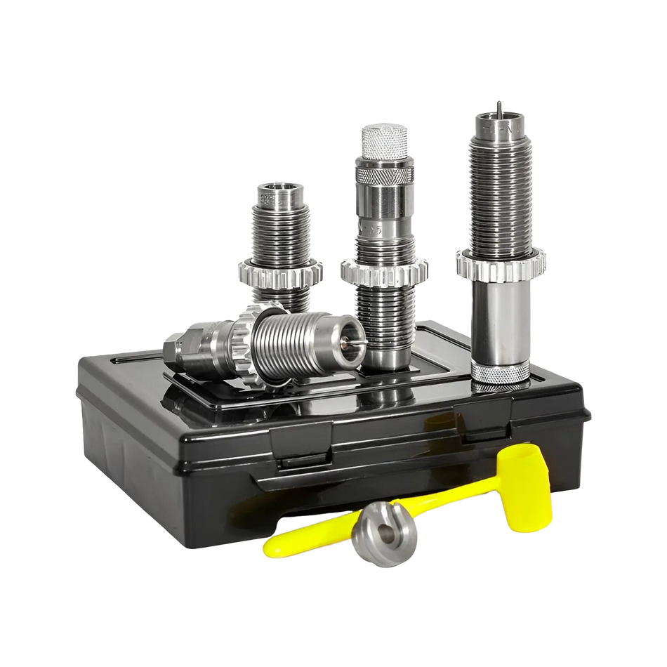 Dies Lee 4 Peças Ultimate Rifle + Shell Holder - Conjunto de Matrizes - Lee Precision - Ultimate Rifle 4 Die Set - PCE