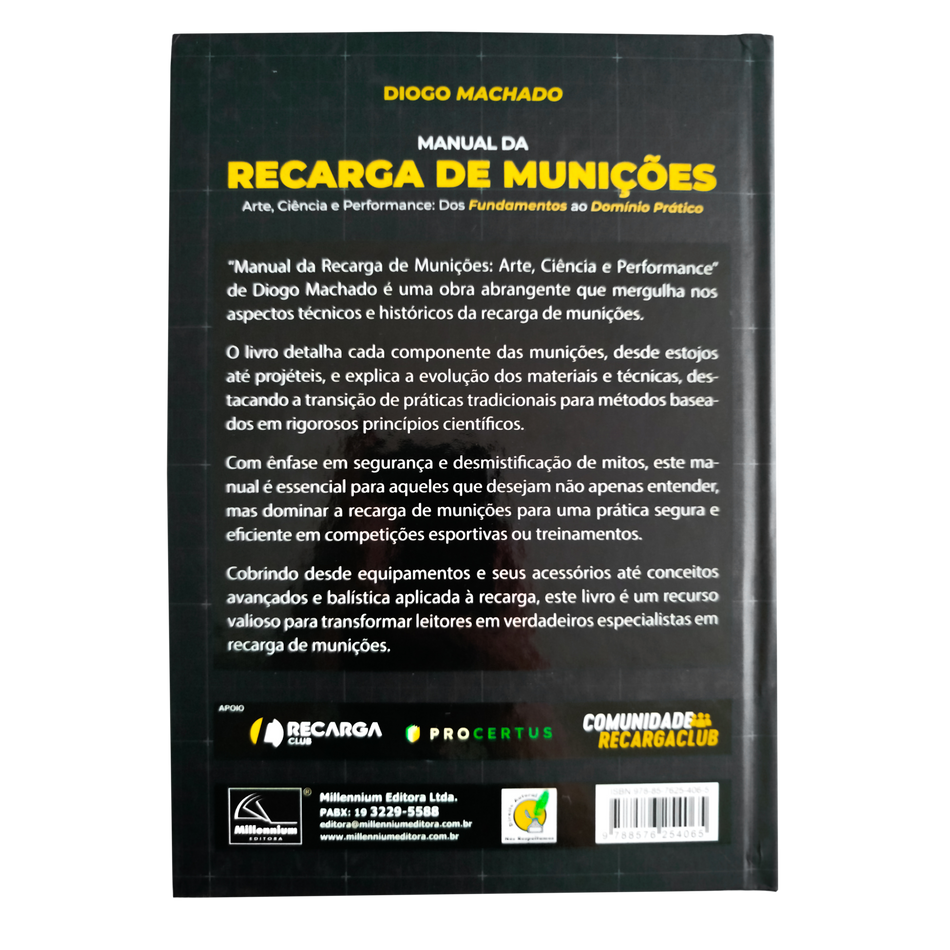 Livro Manual da Recarga de Munições