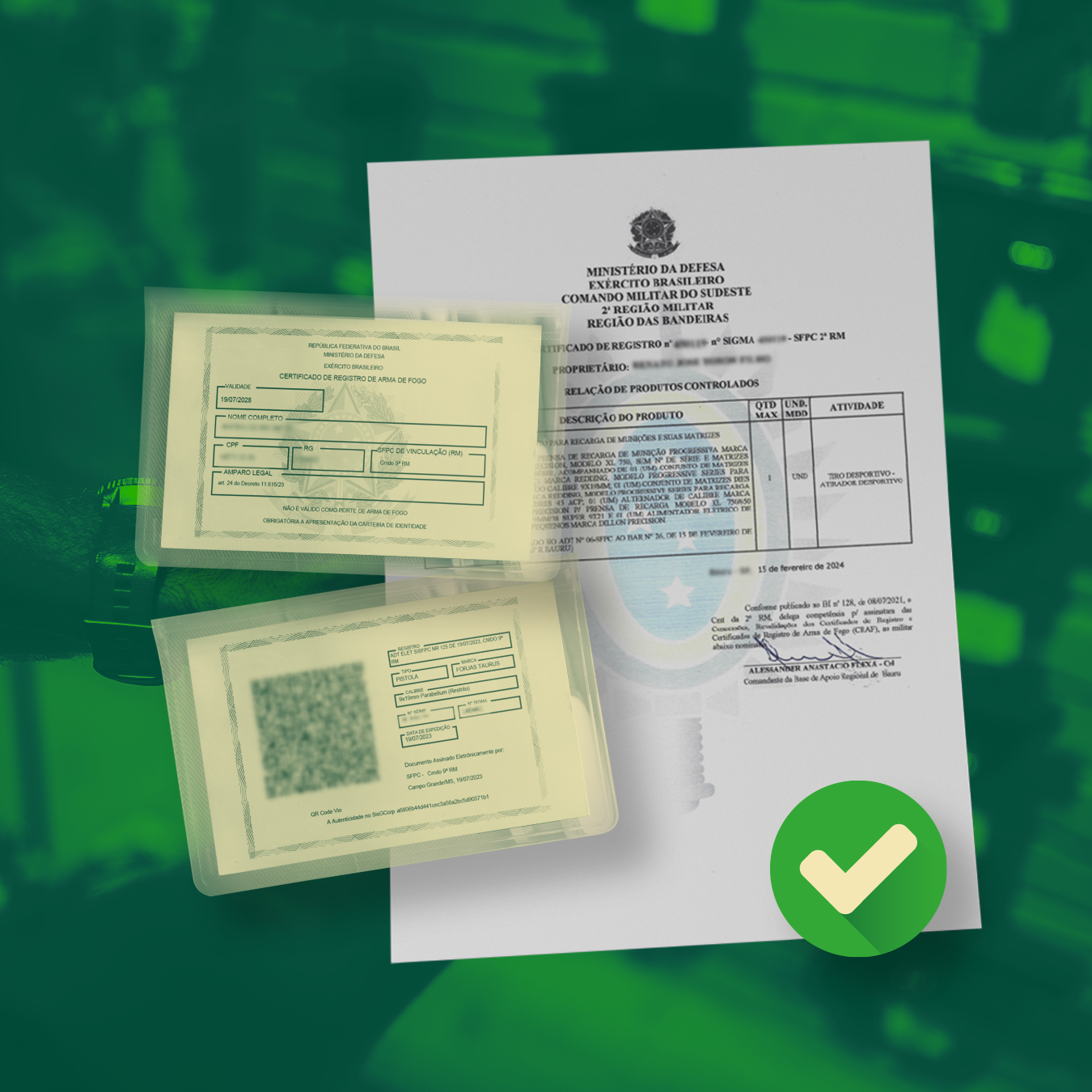 Registro e Apostilamento de Arma - SINARM CAC