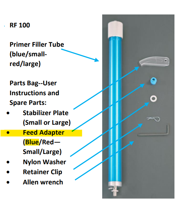 Adaptador small para Dillon RF100