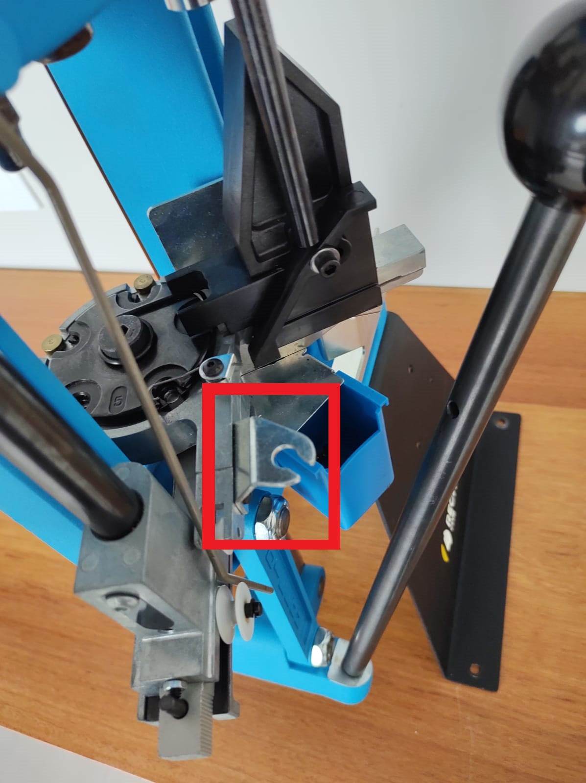 Suporte da haste do polvorímetro Dillon XL750 (Failsafe) — foto 3